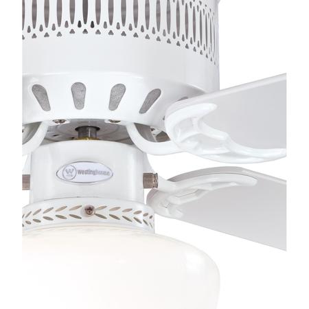 Westinghouse Casanova Supreme 42" 4-Blade Wht Indoor Ceiling Fan w/LED Light 7231200